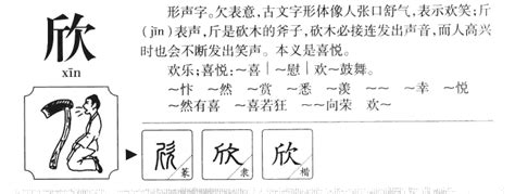 欣名字意思|欣的解释